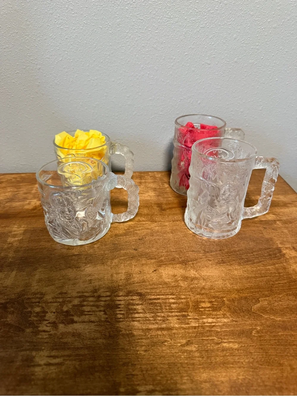 Two Face and Robin vintage McDonald’s glasses
